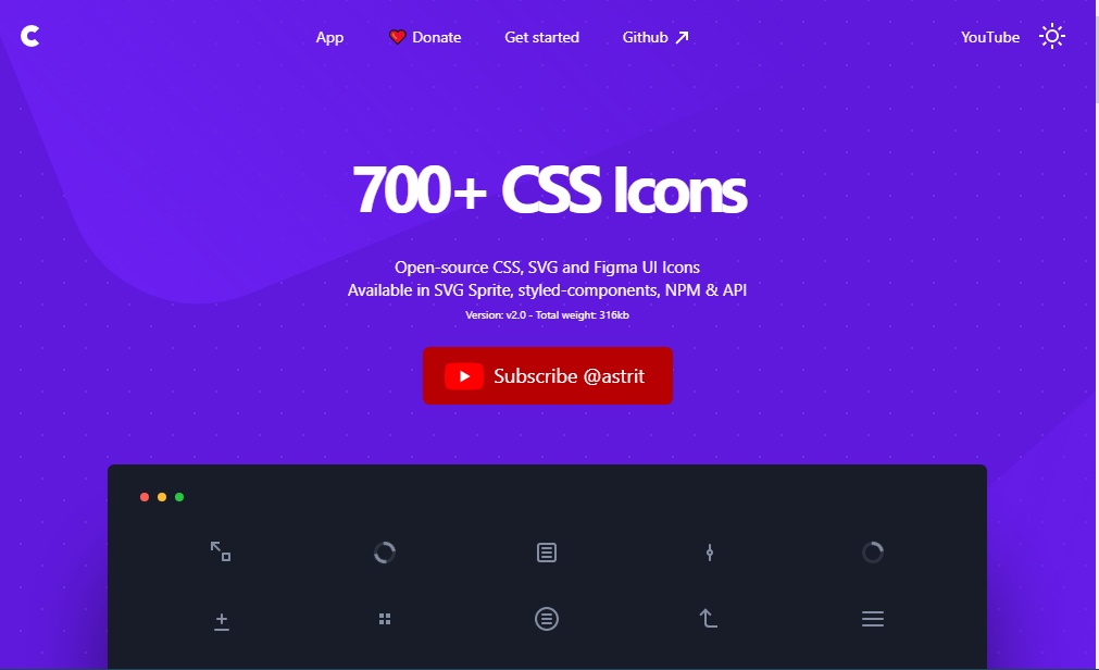 CSS Icon icon